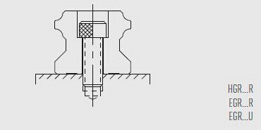 Виды крепления профильных рельсовых направляющих.